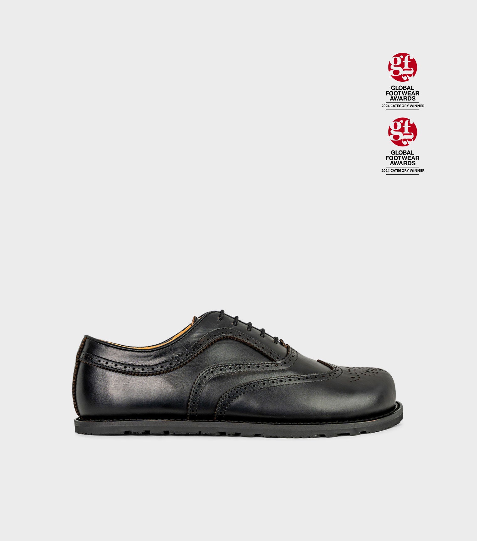 Goodyear Welted Barefoot Brogue Shoes 2.0 Black XW | Gaucho Ninja Goodyear Welted Barefoot Brogue Shoes 2.0 Black XW | Gaucho Ninja