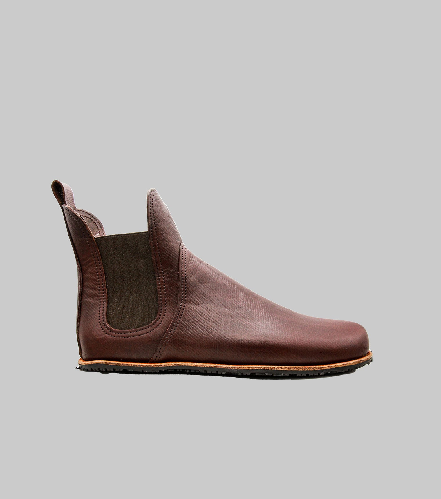 Barefoot Chelsea Boots in Brown 'Baker's Russian' Calf Leather