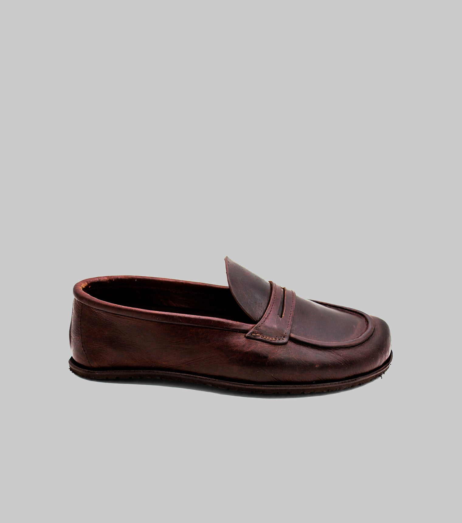 Made to Order Barefoot Loafers in Spanish Veg Tan Leather