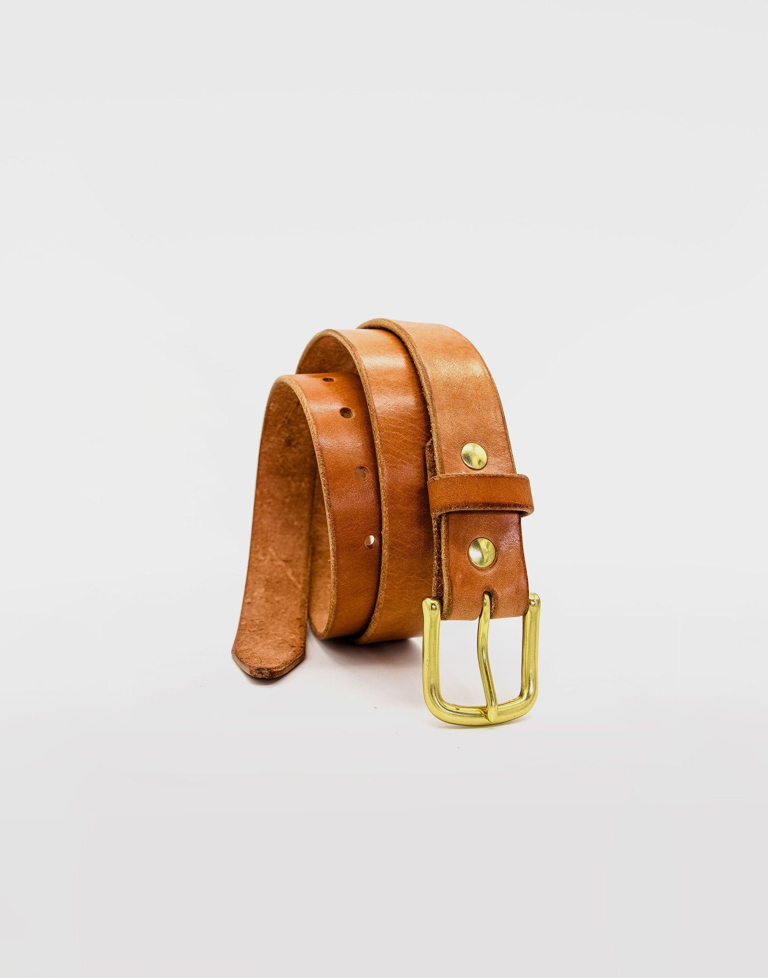 Director’s cut Leather Belt | ‘Living museum’ Veg Tan Leathers (artisan heritage of Spain since 1887) | Lifetime guaranteed