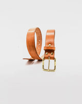 West End Leather Belt | 40mm wide | ‘Living museum’ Veg Tan Leathers (artisan heritage of Spain since 1887) | Lifetime guaranteed