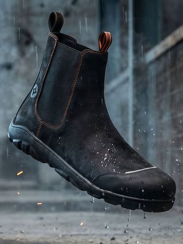 Sneaky Ninjas | Barefoot Safety Chelsea Boots | Pampa Desert Brown