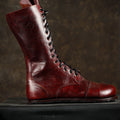 Barefoot Kombat Boots in Spanish Artisan Leathers by Gaucho Ninja