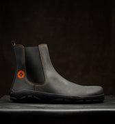 Barefoot Safety Chelsea Boots in Black microfiber Nobuk, CSA F2413-24 certification (pending)