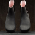 Barefoot Safety Chelsea Boots in Black microfiber Nobuk, CSA F2413-24 certification (pending)