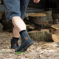 Barefoot Safety Chelsea Boots in Black microfiber Nobuk, CSA F2413-24 certification (pending)