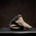 Barefoot Safety Chelsea Boots in light brown microNobuk, flexible at your job. 