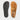 Gaucho Ninja rubber outsole beside a tan suede boot from above, brand mark stamped on the leather insole