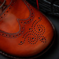 goodyear welted barefoot oxford brogue shoes