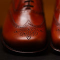 goodyear welted barefoot oxford brogue shoes