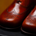 goodyear welted barefoot oxford brogue shoes