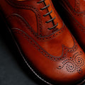 goodyear welted barefoot oxford brogue shoes