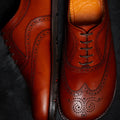 goodyear welted barefoot oxford brogue shoes