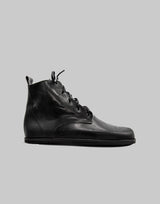 Barefoot Chukka Boots | Black Leather Boots