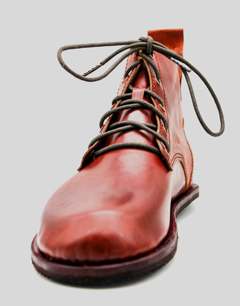 Barefoot Chukka Boots | Cherry Leather Boots
