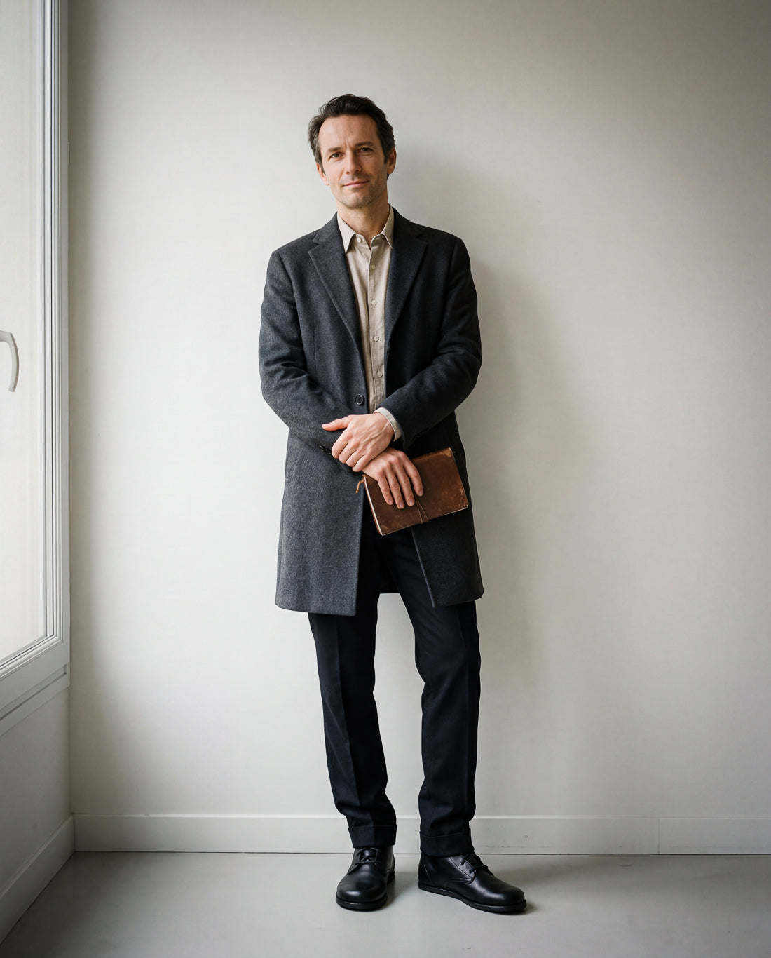 Goodyear Welted Barefoot Chukka Boots for men in Black by Gaucho Ninja 