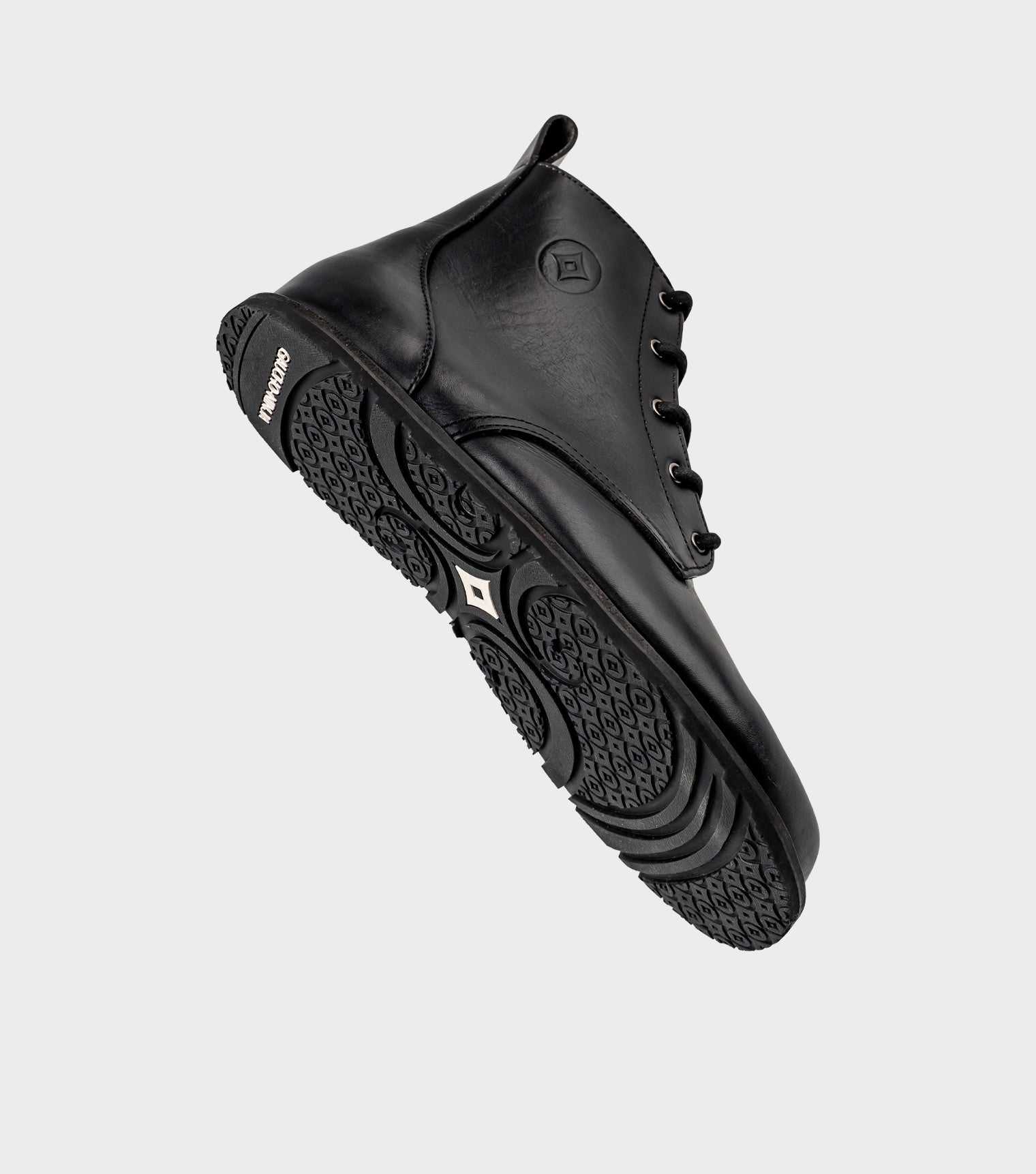 Goodyear Welted Barefoot Chukka Boots Black Extra Wide | Gaucho Ninja