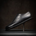 Goodyear Welted Barefoot Shoes Barefoot Brogue in Black Best Barefoot Dress Shoes