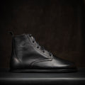 Goodyear Welted Barefoot Chukka Boots in Black by Gaucho Ninja Extra Wide Barefoot Wear Shoes dress shoes with wide toe box 