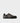 Gaucho Ninja Iga barefoot calf leather sneaker in charcoal ninja black brown with brown suede toe and tan leather lining, wide toe box, zero drop, handmade unisex everyday shoe