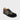 Gaucho Ninja Iga barefoot calf leather sneaker in charcoal ninja black brown with brown suede toe and tan leather lining, wide toe box, zero drop, handmade unisex everyday shoe