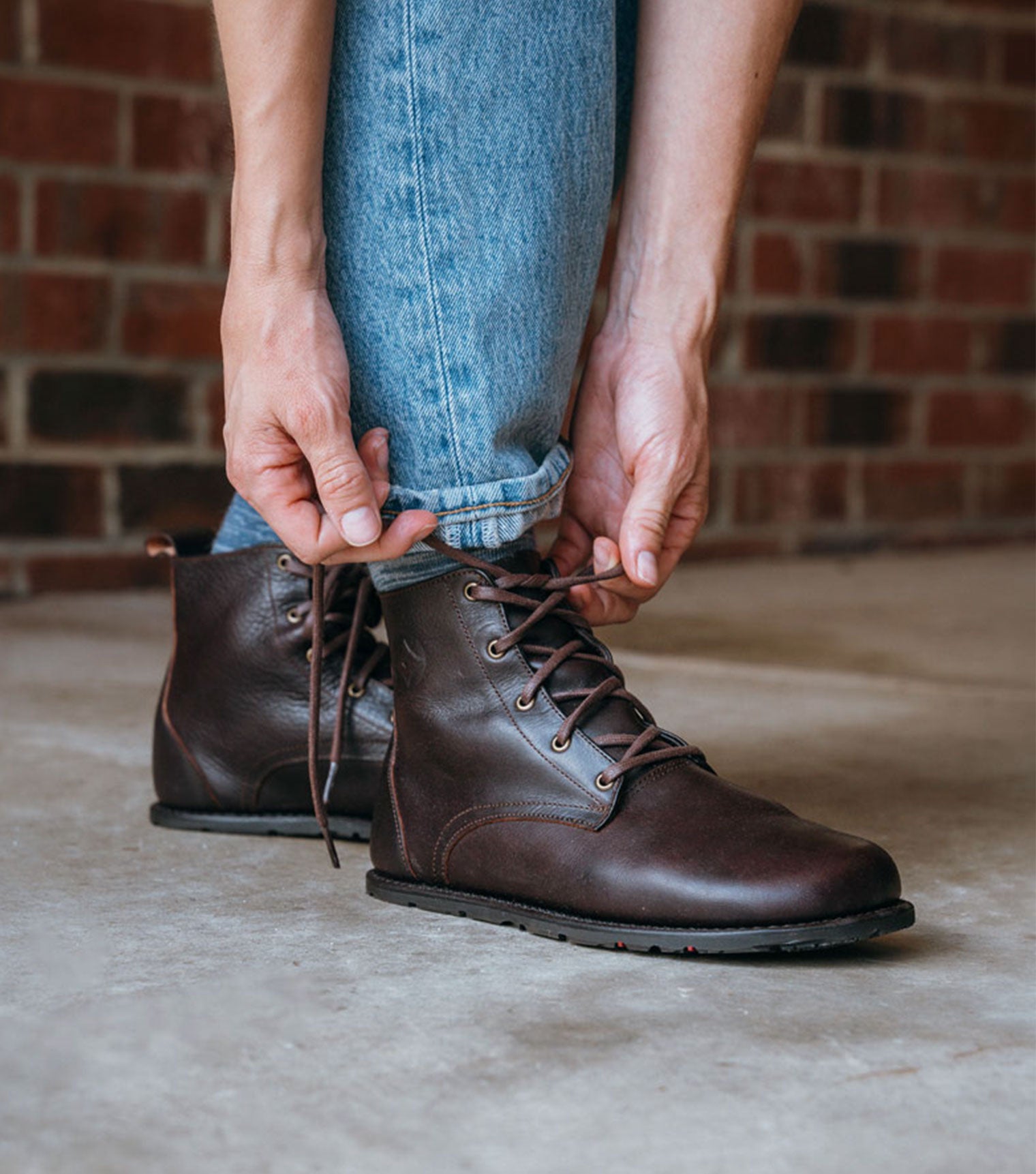 Goodyear Welted Barefoot Chukka Boots in Brown by Gaucho Ninja Wide Barefoot Wear Shoes dress shoes with wide toe box 