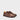 Gaucho Ninja Koga barefoot tabi sneaker in chocolate full-grain calf leather with split toe, wide W+ toe box and zero-drop sole, stitched diamond mark, unisex