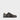Gaucho Ninja Koga barefoot tabi sneaker in charcoal ninja black full-grain calf leather with split toe, wide W+ toe box and zero-drop sole, stitched diamond mark, unisex
