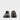 Gaucho Ninja Koga barefoot tabi sneaker in charcoal ninja black full-grain calf leather with split toe, wide W+ toe box and zero-drop sole, stitched diamond mark, unisex