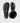 Vanguard barefoot combat boots in black leather, X-Wide – Sacred Geometry outsole and top view
