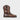Butch Cassidy barefoot cowboy boots in walnut brown leather, X-Wide – side view