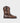 Butch Cassidy barefoot cowboy boots in walnut brown leather, X-Wide – side view