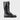 Vanguard barefoot combat boots in black leather, X-Wide – side view