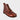 Yazdi Ayr barefoot chukka brogue boots in chocolate brown leather, X-Wide – three-quarter front view