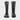Vanguard barefoot combat boots in black leather, X-Wide – front and back view
