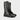 Vanguard barefoot combat boots in black leather, X-Wide – pair, three-quarter view