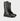 Vanguard barefoot combat boots in black leather, X-Wide – pair, three-quarter view