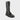 Vanguard barefoot combat boots in black leather, X-Wide – three-quarter front view