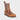 Brunel barefoot engineer boots in Crazy Gaucho brown leather, X-Wide – three-quarter front view
