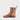 Brunel barefoot engineer boots in Crazy Gaucho brown leather, X-Wide – inside view with side zip