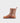 Brunel barefoot engineer boots in Crazy Gaucho brown leather, X-Wide – inside view with side zip