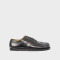 Goodyear Welted Barefoot Oxford Brogue in Black the world's most stylish barefoot dress shoe