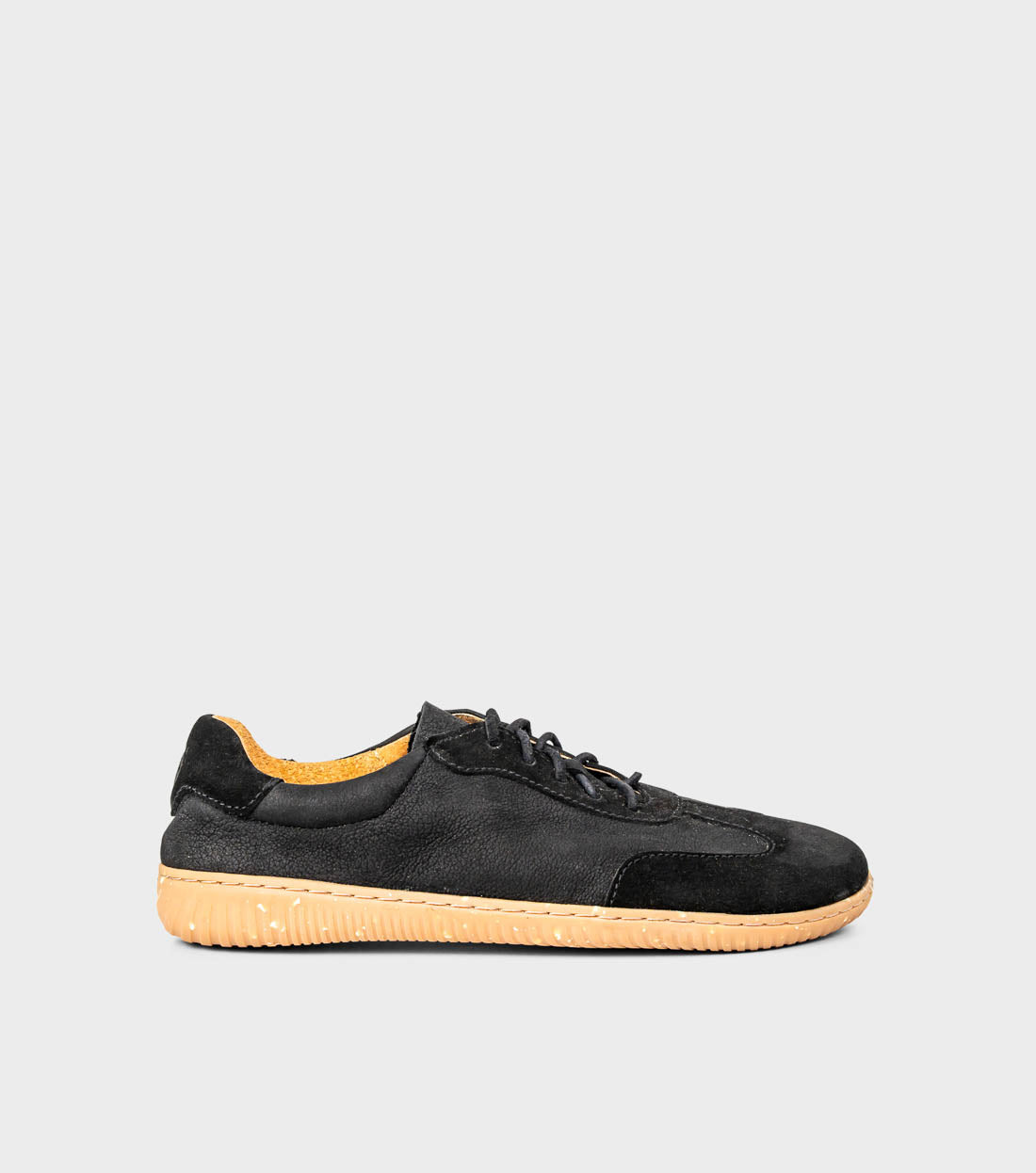 Black Barefoot Retro Trainers Black Sneakers Sambas by Gaucho Ninja 