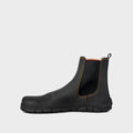 Barefoot Safety Chelsea Boots in Black microfiber Nobuk Steel toe boots