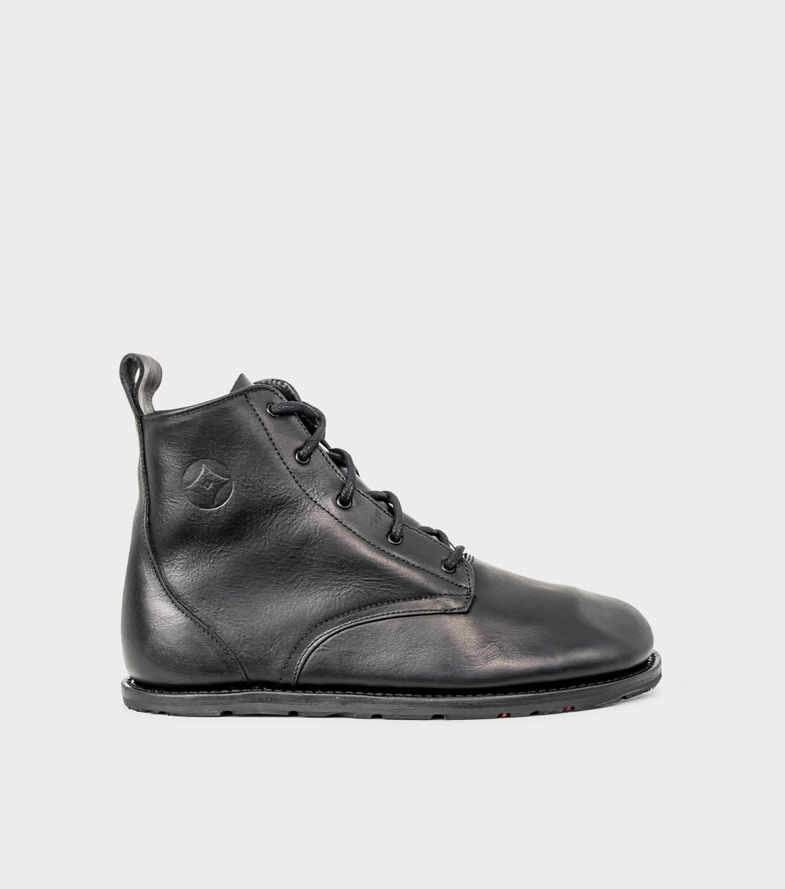 Goodyear Welted Barefoot Chukka Boots in Black by Gaucho Ninja Wide