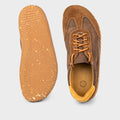 Brown Barefoot Retro Trainers by Gaucho Ninja