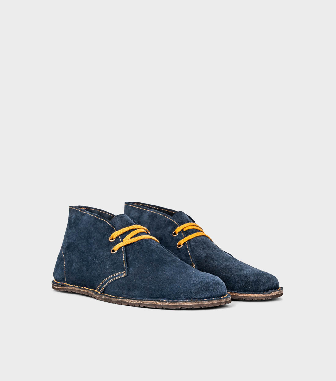 Blue Suede Desert Boots Barefoot Pals by Gaucho Ninja