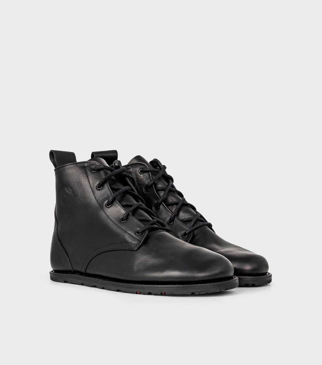 Goodyear Welted Barefoot Chukka Boots in Black by Gaucho Ninja Wide