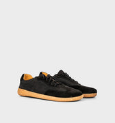 Black Barefoot Retro Trainers Black Sneakers Sambas by Gaucho Ninja 