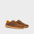 Brown Barefoot Retro Trainers by Gaucho Ninja